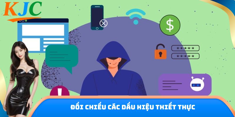 Đối chiếu các dấu hiệu thiết thực